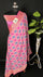 Baby Pink Crepe Georgette Pure Banarasi Saree Rangkat Multicolor - The Weaveloom