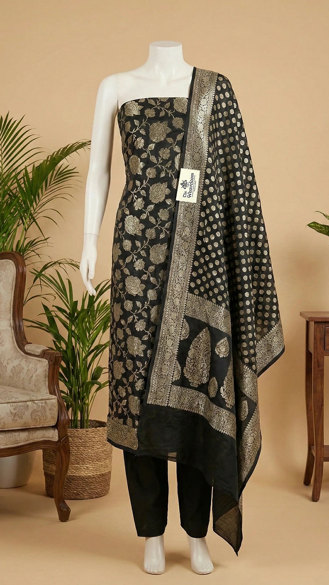 banarasi dress material design Banarasi Suits