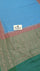 Firozi Pure Khaddi Georgette Antique Zari Banarasi Saree The Weaveloom