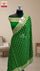 Green Booti Floral Crepe Georgette Pure Banarasi Saree by The Weaveloom