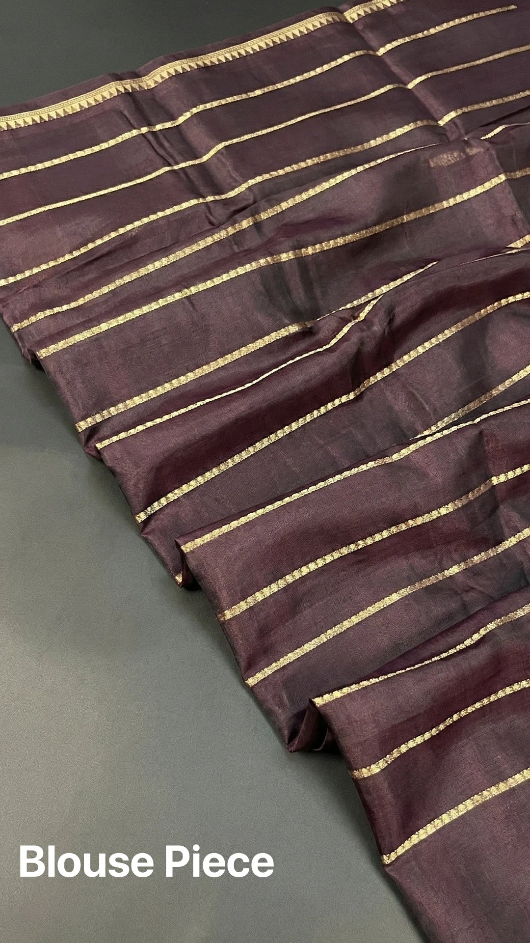 Magenta Coffee Tissue Silk Pure Handloom Banarasi Saree With Sona Rupa Zari Motifs Golden Border The Weaveloom