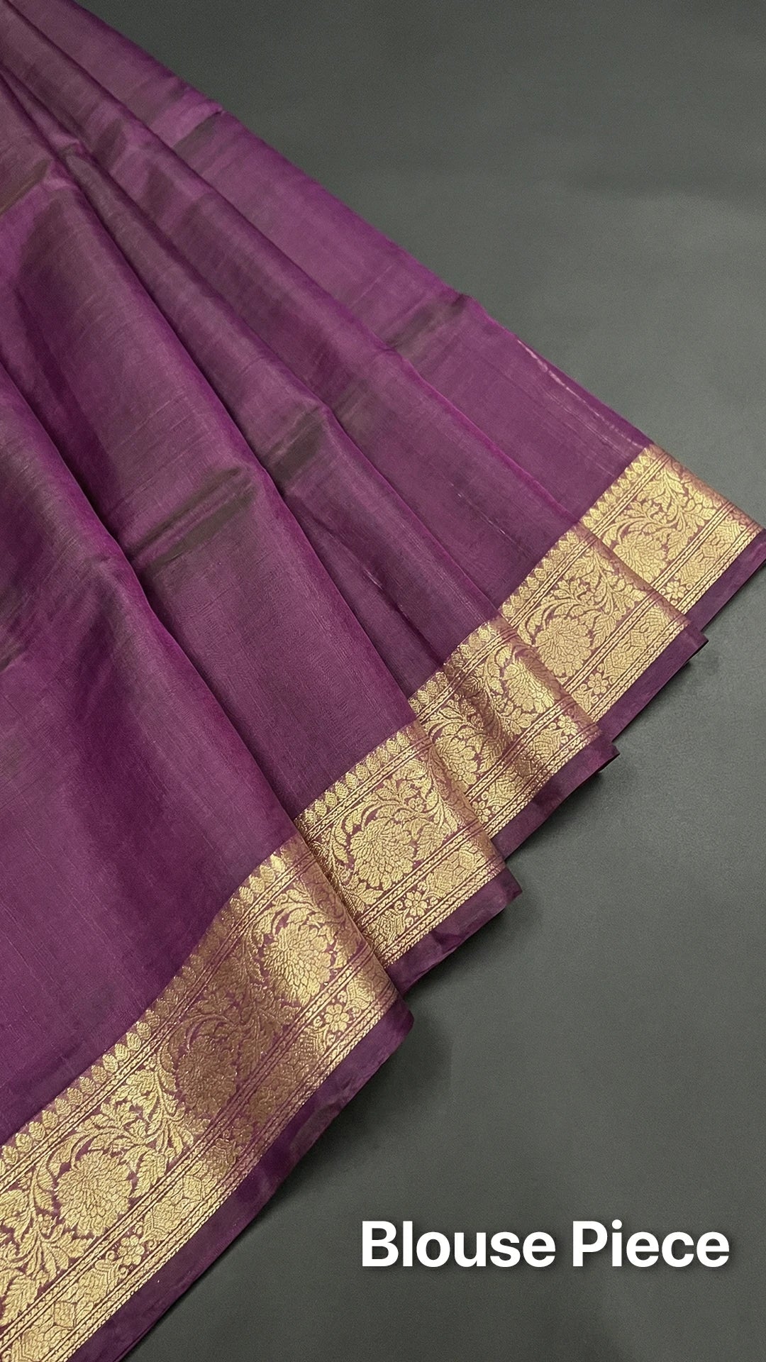 Magenta Tissue Silk Pure Handloom Banarasi Saree Kadwa With Sona Rupa Buti Golden Zari Border The Weaveloom