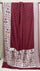 Maroon Green Black Tussar Georgette Meenakari Pure Banarasi Saree