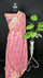 Pink Pure Viscose Georgette Saree with Handbrush Work and Running Blouse The Weaveloom