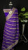 Purple Pure Crepe Georgette Banarasi Saree With Floral Zari Border And All Over Buti Design - The Weaveloom
