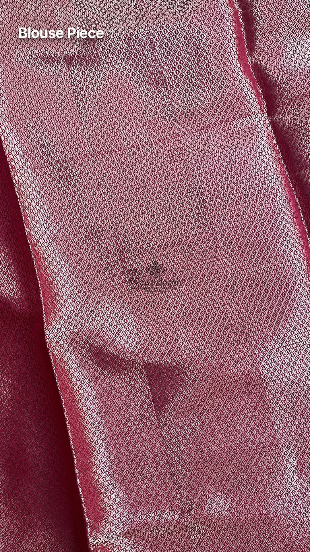Rani Pink Munga Tissue Silk Vine Border Pure Banarasi Saree by The Weaveloom