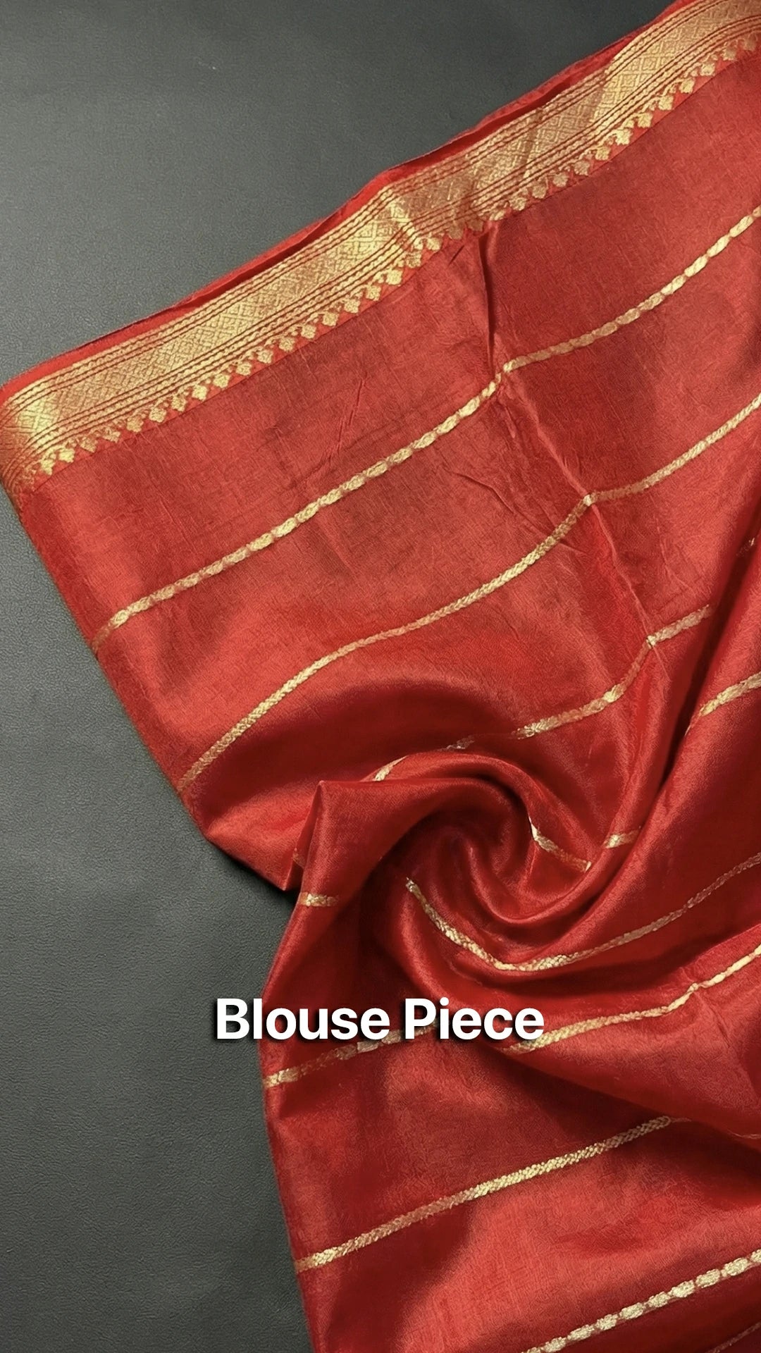 Red Kora Silk Pure Handloom Banarasi Saree Chand Tara Motifs Rich Zari Border The Weaveloom