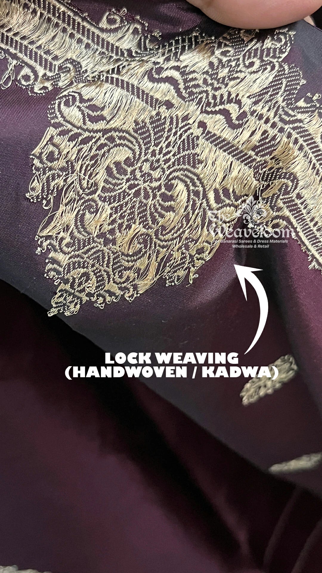 Pure Katan Silk Handwoven (Kadwa) Banarasi Saree with Gold Zari Floral Border - The Weaveloom